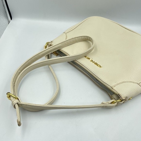 Adrienne Vittadini Handbag Womens Cross Body Shoulder Handbag Beige - Picture 14 of 16